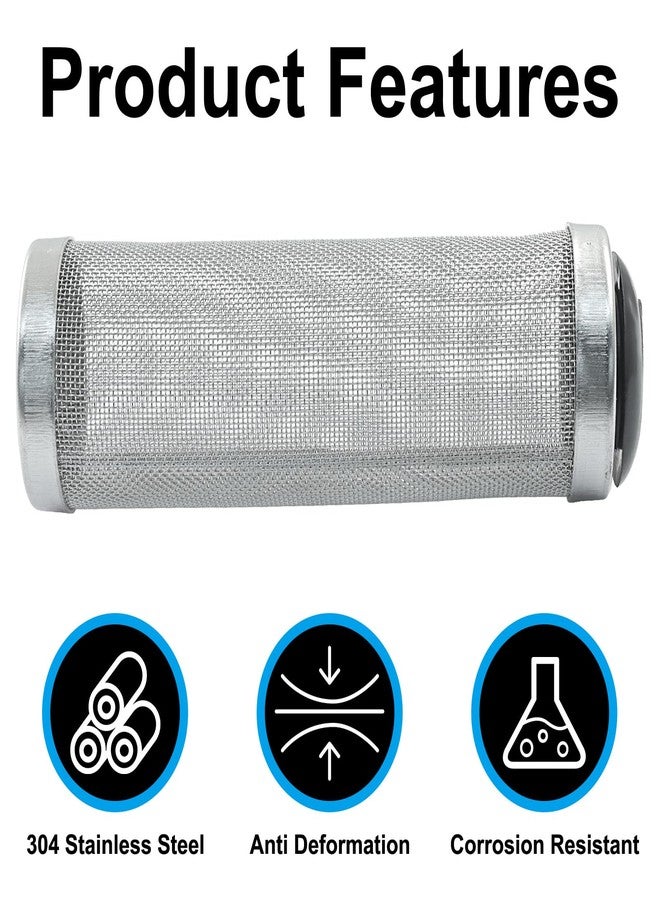 Murtenze 16mm Stainless Steel Aquarium Filter Intake Cover, Shrimp Filter Guard Metal Fish Tank, Mesh Tube Net Cover for Fish Tank - Image 4